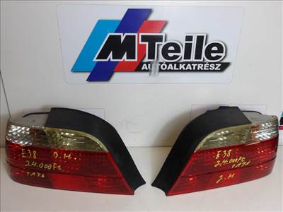 (ÁR/DB)[GYÁRI BONTOTT] BMW JOBB ÉS BAL HÁTSÓ LÁMPA (fehérindex)| 7-ES E38 | 63 21 8387637 / 63 21 8387638